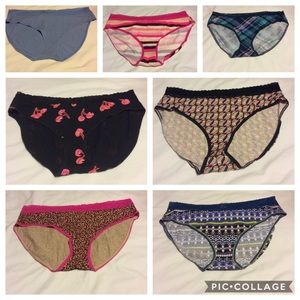 Victoria’s Secret Brief panties- set of 7